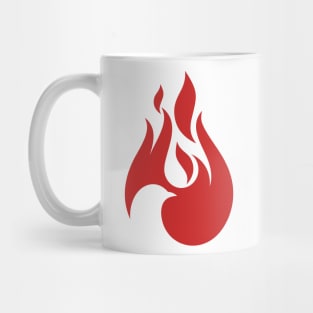 The dove and the flame of fire are symbols of God's Holy Spirit, peace and humility Mug